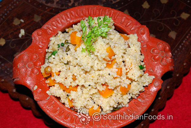 Thinai arisi upma