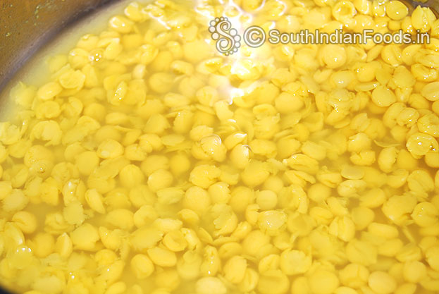 Boiled toor dal & bengal gram