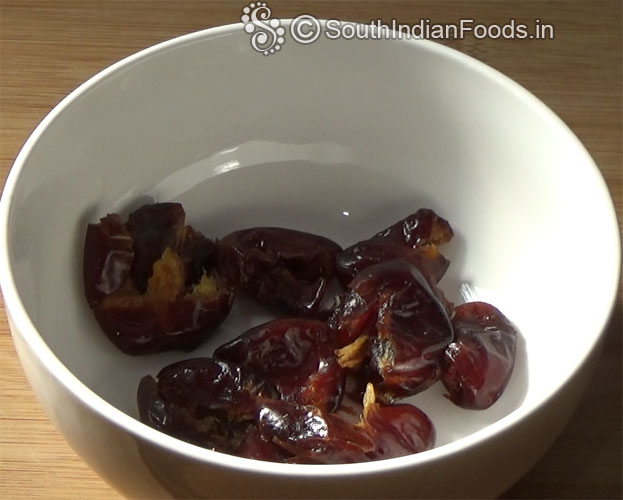 Add 1/2 cup dates