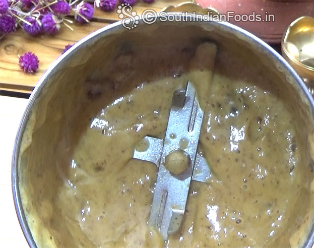 Grind to fine puree