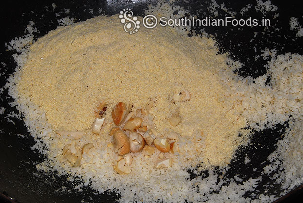 Add thinai powder mix well