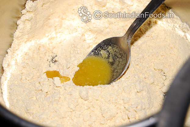 Add ghee mix well
