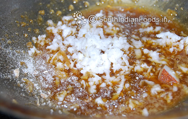Add coconut mix well cut off heat