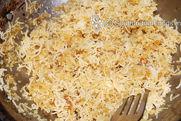Add fresh thinai idiyappam mix well