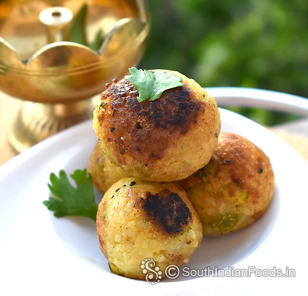 Healthy and super crispy thinai balls