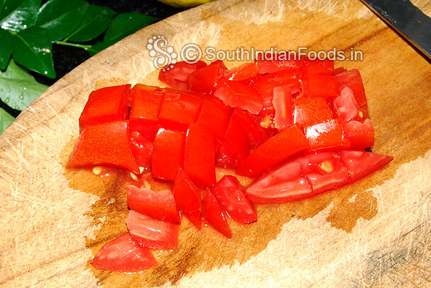 Chopped tomato