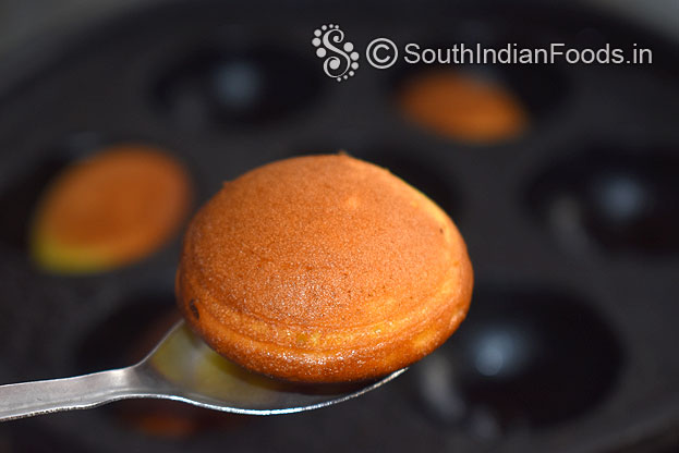 Perfect & spongy tiny appam cake ready