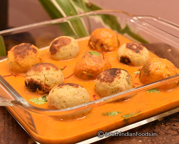 Tofu malai kofta curry