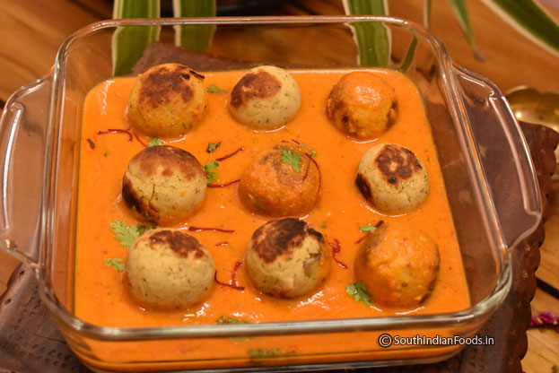 Tofu malai kofta curry step 35