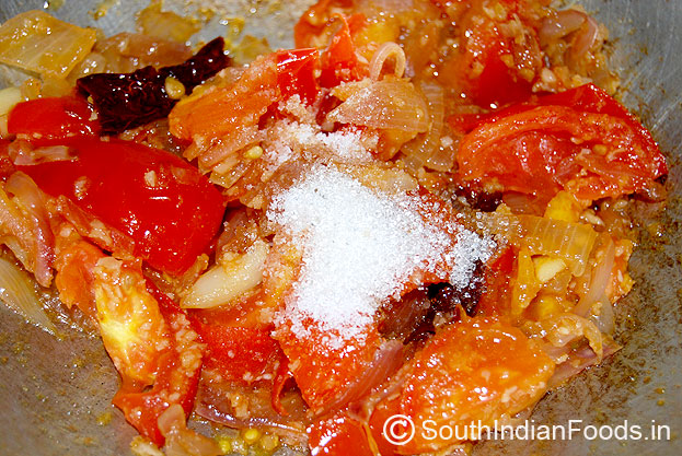 Add sugar and salt