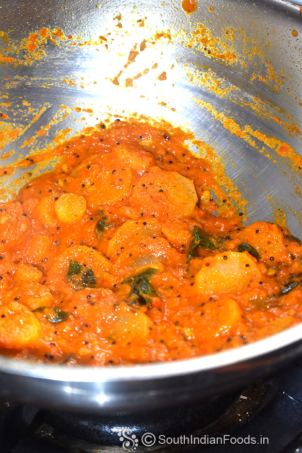 Now its ready, cut off heat