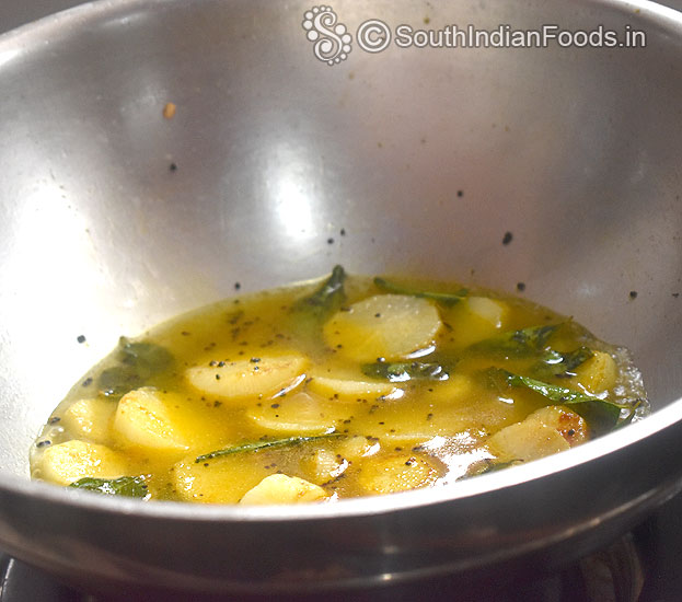 Add water, cook till soft