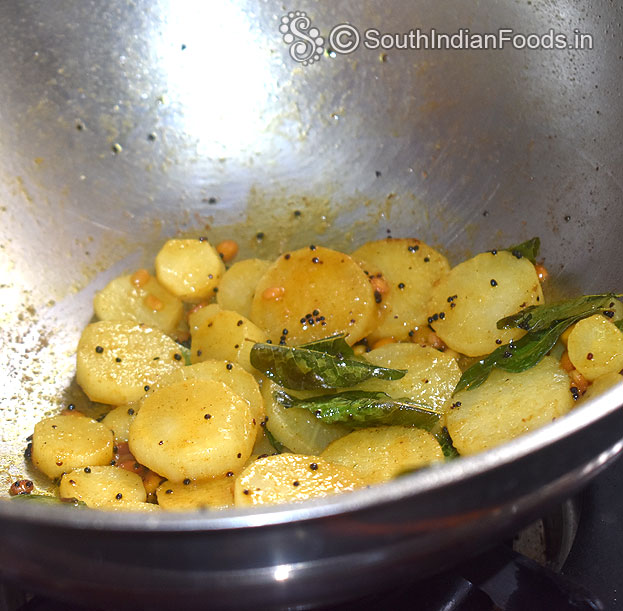 3/4 th cooked
