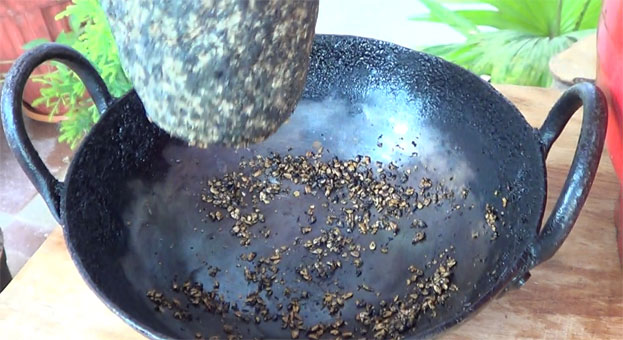 Coarsely grind