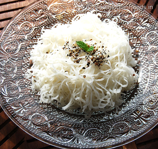 Soft traditional string hoppers, healthy breakfast recipe