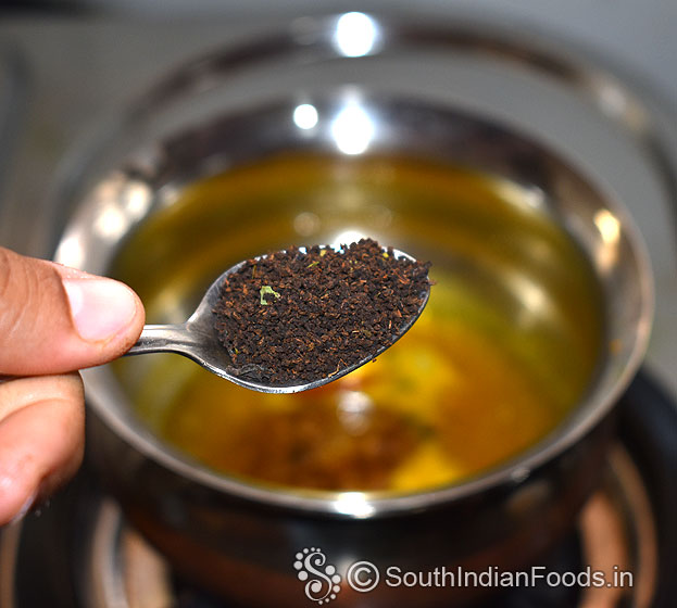 Add tea powder