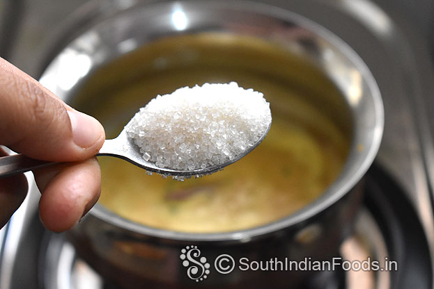 Add sugar