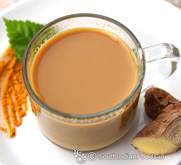Aroamtic turmeric tea