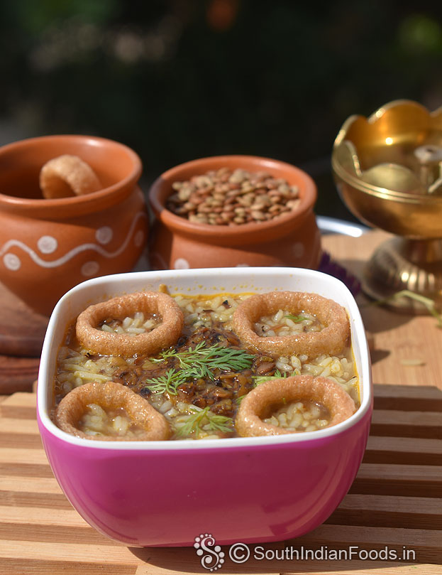Ulavalu rasam rice