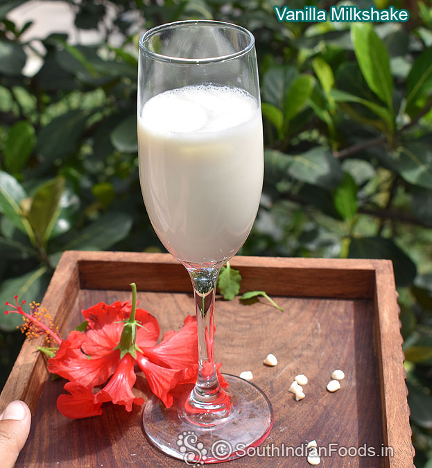 Frothy milkshake 