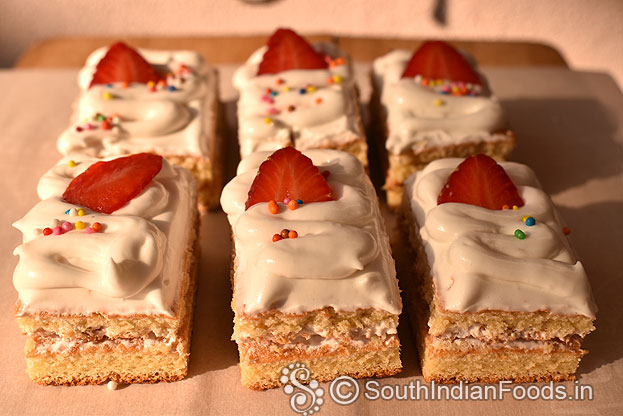 Vanilla sheet cake [In OTG]-