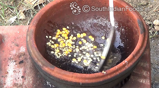 Add mustard, chana dal, urad dal fry
