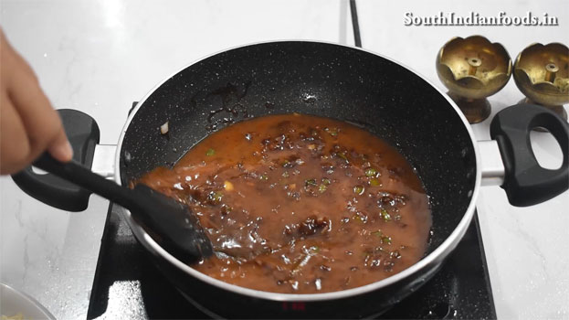 Veg manchurian balls gravy step 33