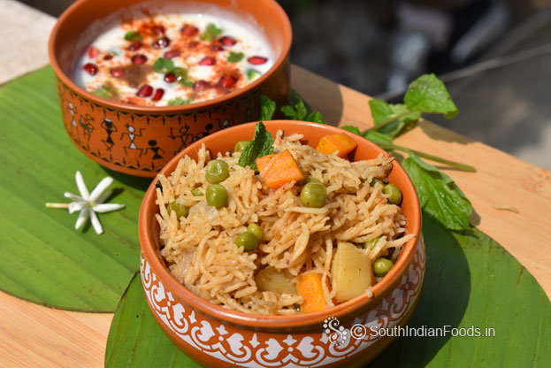 Perfect non-sticky veg pulao