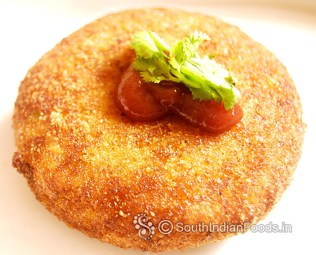 Veg rava cutlet/Tikki