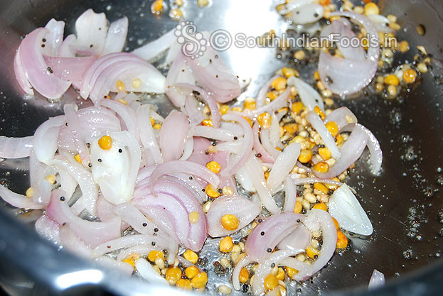 Add onion & saute