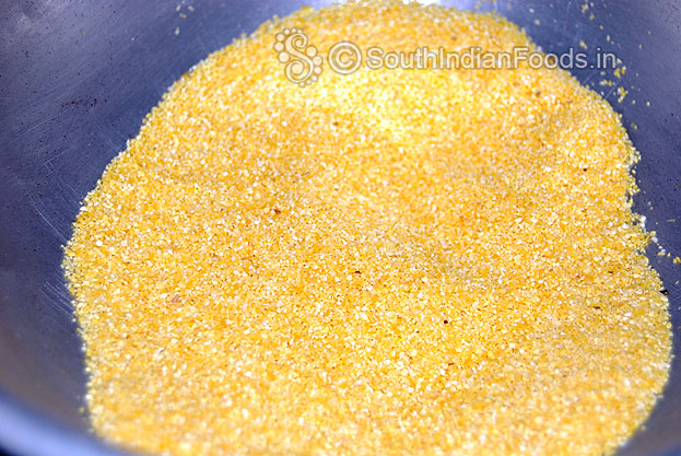 Roasted corn rava
