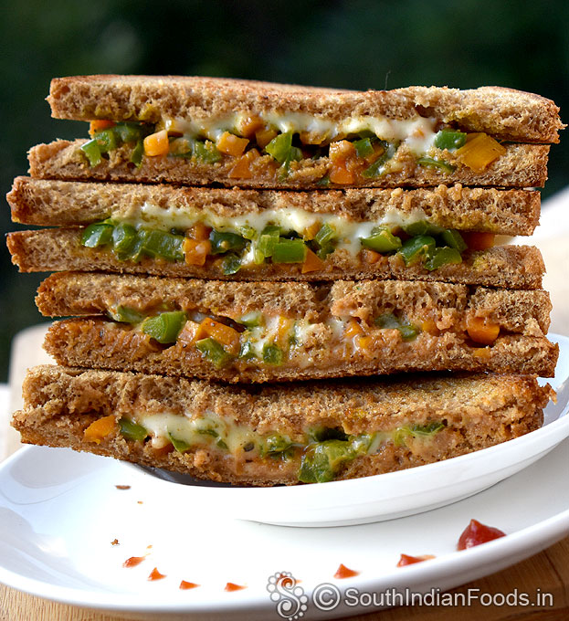Veg mayonnaise sandwich