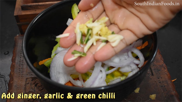 Crispy vegetable pakoda step 4