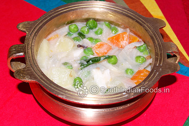 Kerala style vegetable stew