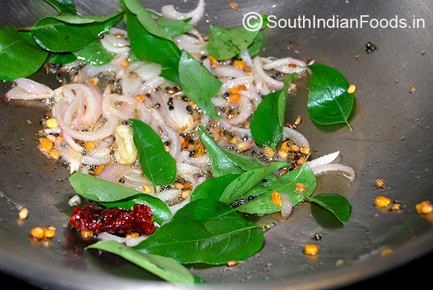 Add curry leaves