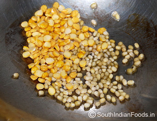Roast urad dal & bengal gram