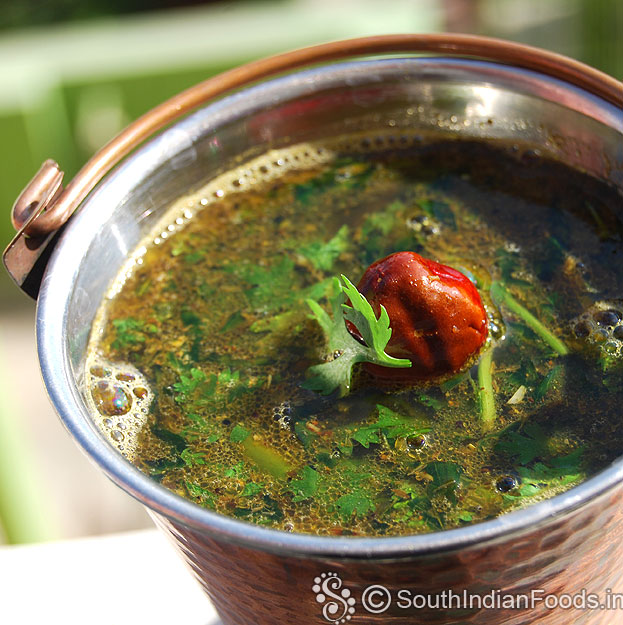 Methi seeds rasam-Tamilnadu style