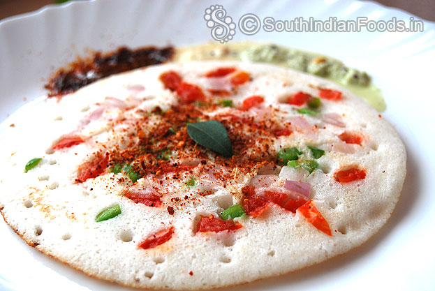 Vengaya thakkali uthappam 