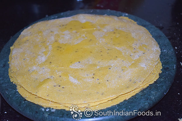 Layer chapathi one by one