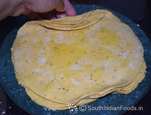 Fold all chapathi