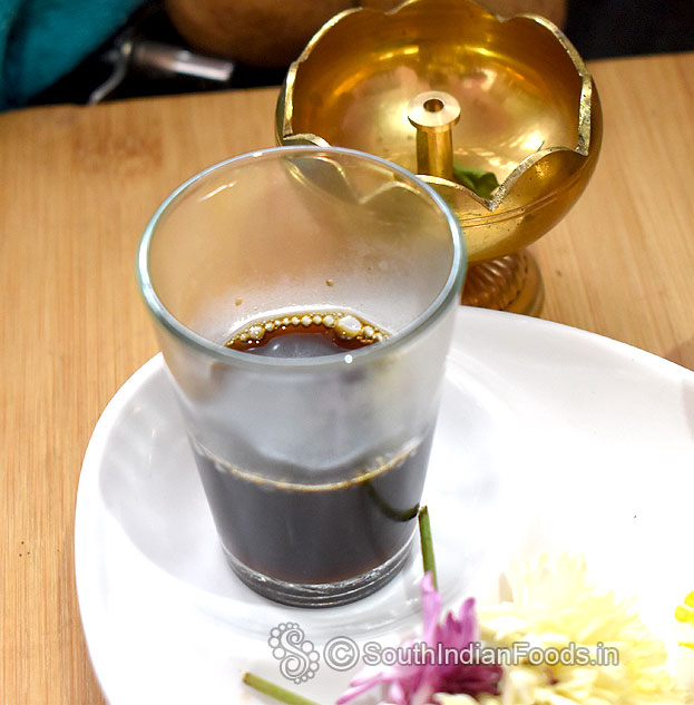 Make coffee decoction