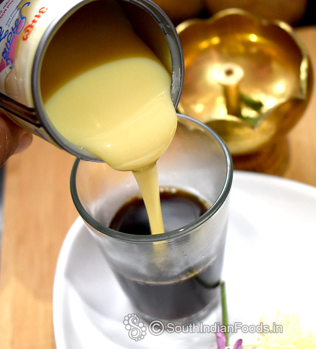 Add sweet condensed milk
