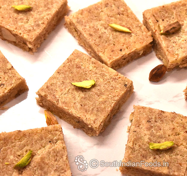 No sticky healthy burfi
