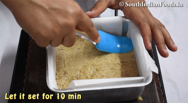 Walnut burfi recipe step 18