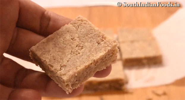 Walnut burfi recipe step 24