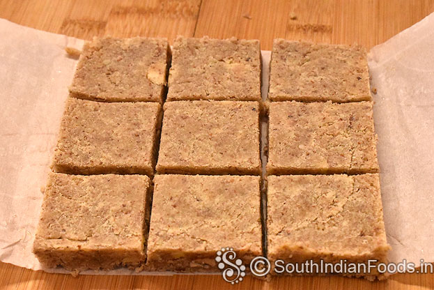 Walnut burfi recipe step 23