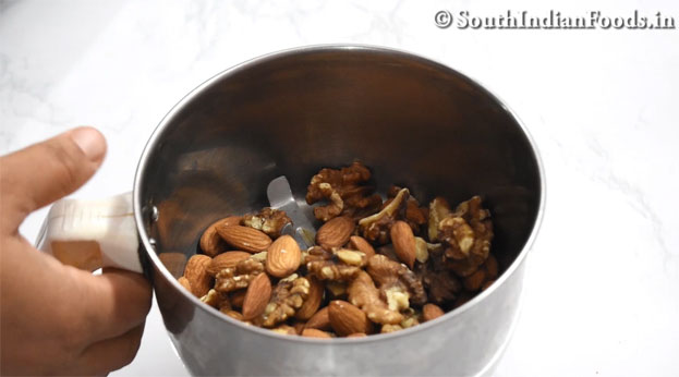 Walnut burfi recipe step 4
