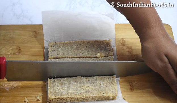 Walnut burfi recipe step 21