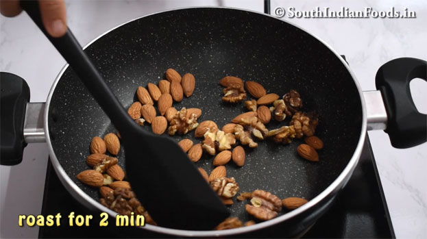 Walnut burfi recipe step 3