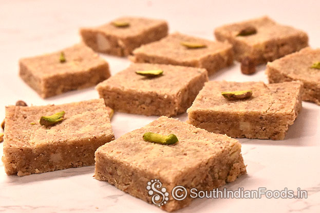Walnut burfi recipe step 25